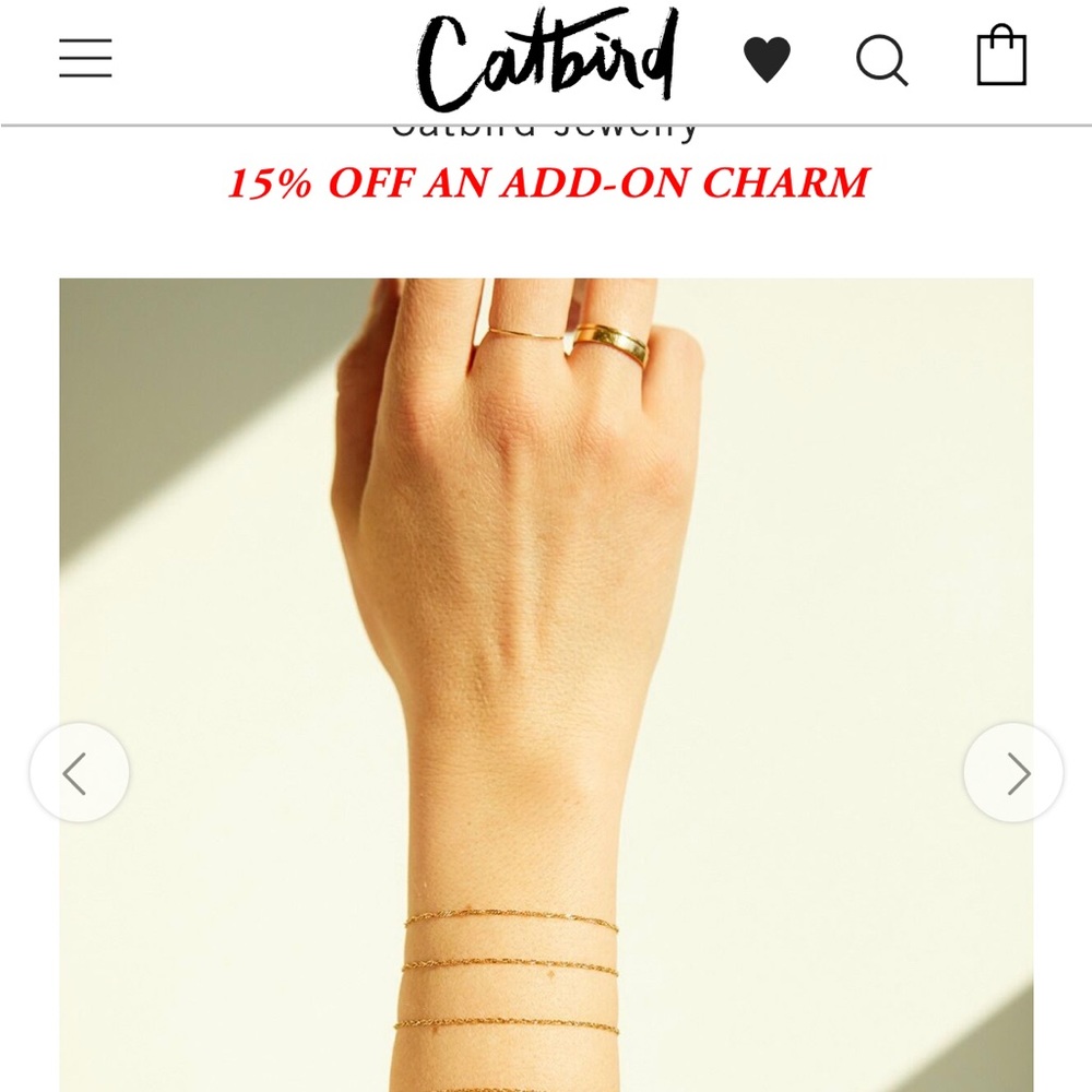 Sweet Nothing Bracelet Yellow Gold 7”